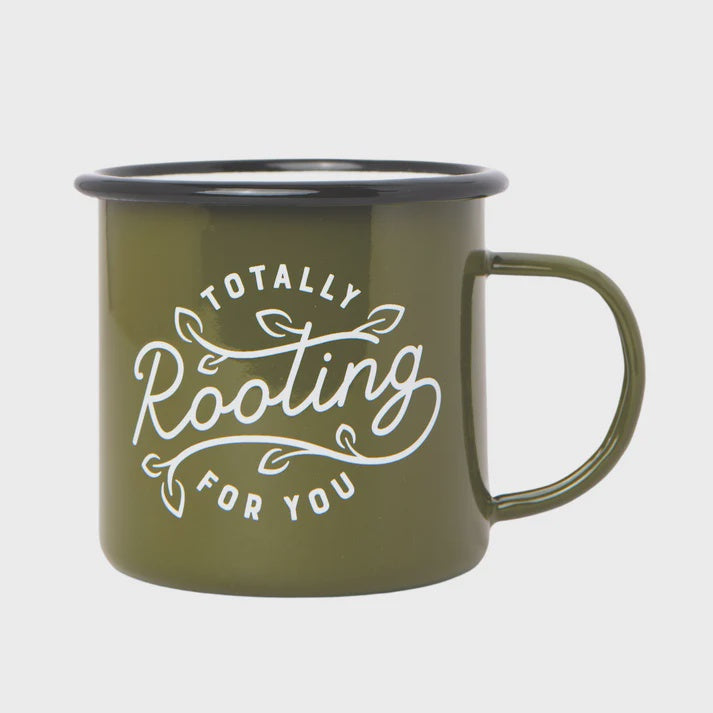 Enamel Mug - Rooting for you 500ml