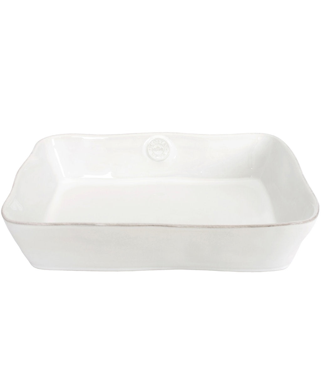 Costa Nova - Rectangular baker 35cm - white