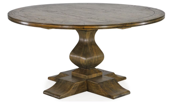 Bosquet Mango Wood Round Pedastal Table