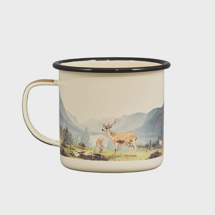 Enamel Mug Deer Stag 500ml