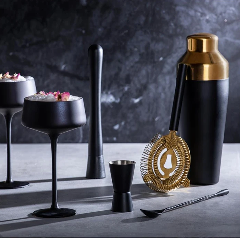 Tiffany Ultimate Cocktail Set - Black Gold